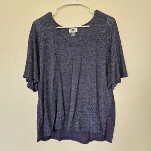 Blue boyfriend tee